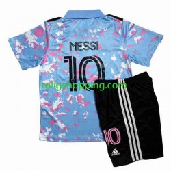 Fotbollströja Inte Miami Lionel Messi 10 Barn Tredjeställ 2023-2024 Kort ärm