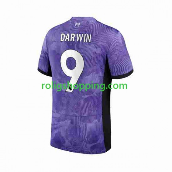 Fotbollströja Liverpool Darwin Nunez 9 Män Tredjeställ 2023-2024 Kort ärm