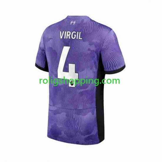 Fotbollströja Liverpool Virgil van Dijk 4 Män Tredjeställ 2023-2024 Kort ärm