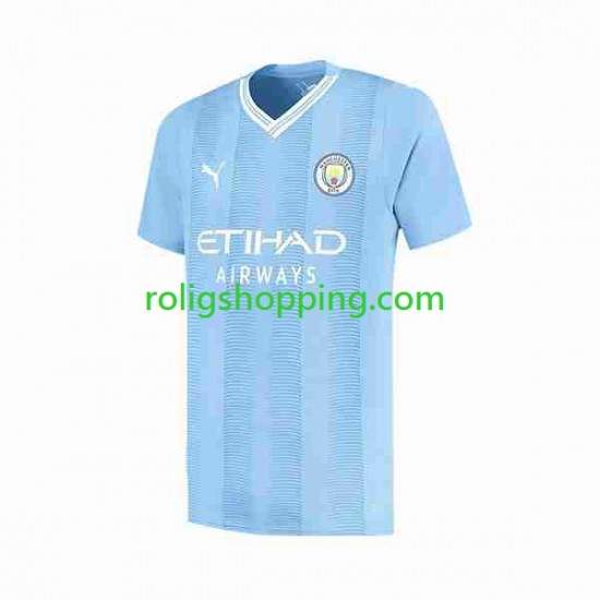 Fotbollströja Manchester City Haaland 9 Special Printing Män Hemmaställ 2023-2024 Kort ärm