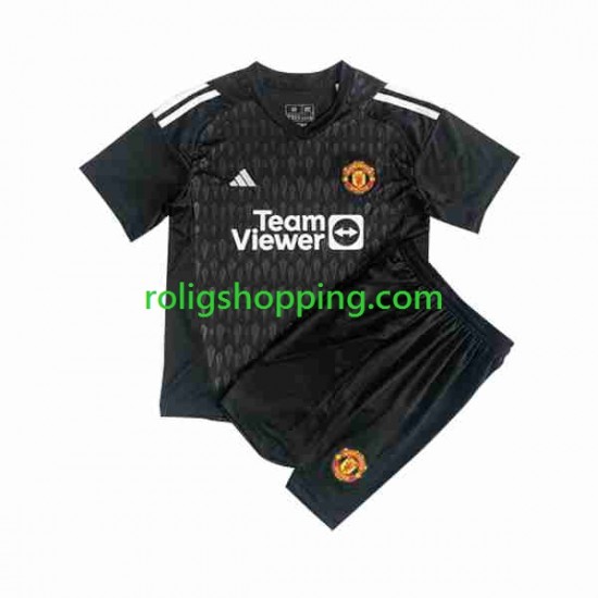 Fotbollströja Manchester United Målvakt Barn Tredjeställ 2023-2024 Kort ärm