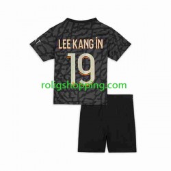 Fotbollströja Paris Saint-Germain Lee Kang In 19 Barn Tredjeställ 2023-2024 Kort ärm