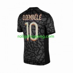 Fotbollströja Paris Saint-Germain O.Dembele 10 Män Tredjeställ 2023-2024 Kort ärm