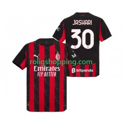 Fotbollströja AC Milan Ardon Jashari 30 Män Hemmaställ 2025-2026 Kort ärm