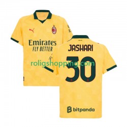 Fotbollströja AC Milan Ardon Jashari 30 Män Tredjeställ 2025-2026 Kort ärm