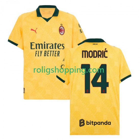 Fotbollströja AC Milan Modrić Luca 14 Män Tredjeställ 2025-2026 Kort ärm