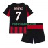 Fotbollströja AC Milan Santiago Gimenez 7 Barn Hemmaställ 2025-2026 Kort ärm