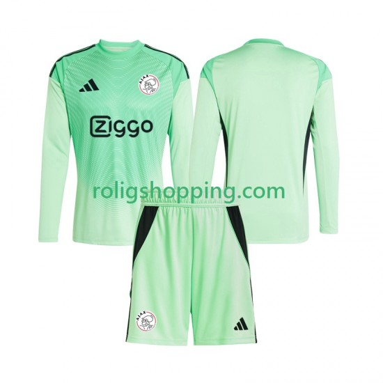 Fotbollströja AFC Ajax Målvakt Barn Hemmaställ 2025-2026 Lång ärm