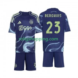 Fotbollströja AFC Ajax Steven Berghuis 23 Barn Bortaställ 2025-2026 Kort ärm