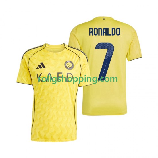 Fotbollströja Al Nassr Cristiano Ronaldo 7 Män Hemmaställ 2025-2026 Kort ärm