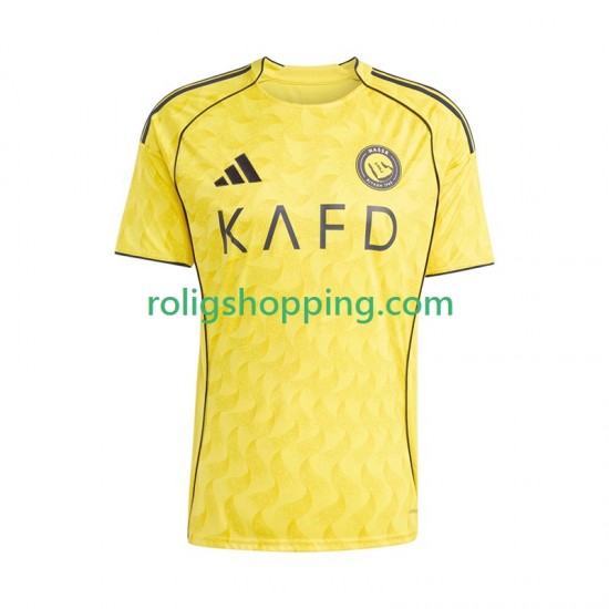 Fotbollströja Al Nassr Män Hemmaställ 2025-2026 Kort ärm