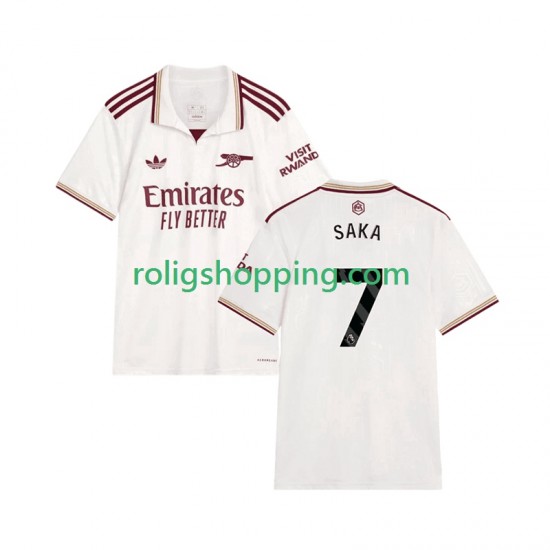 Fotbollströja Arsenal Bukayo Saka 7 Män Tredjeställ 2025-2026 Kort ärm