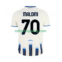 Fotbollströja Atalanta Daniel Maldini 70 Män Bortaställ 2025-2026 Kort ärm