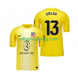 Fotbollströja Atlético Madrid Jan Oblak 13 Målvakt Män Hemmaställ 2025-2026 Kort ärm