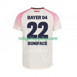 Fotbollströja Bayer 04 Leverkusen Victor Boniface 22 Män Bortaställ 2025-2026 Kort ärm