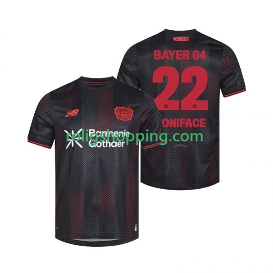 Fotbollströja Bayer 04 Leverkusen Victor Boniface 22 Män Hemmaställ 2025-2026 Kort ärm