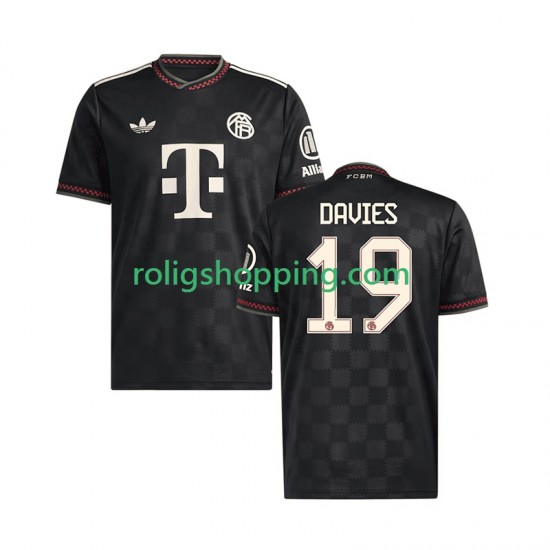 Fotbollströja FC Bayern München Alphonso Davies 19 Män Tredjeställ 2025-2026 Kort ärm