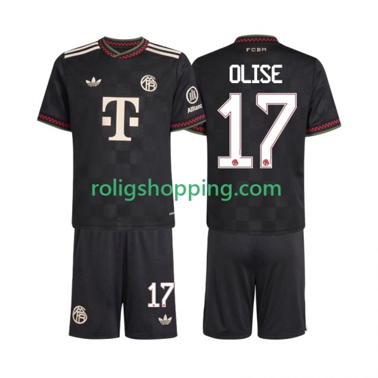Fotbollströja FC Bayern München Michael Olise 17 Barn Tredjeställ 2025-2026 Kort ärm