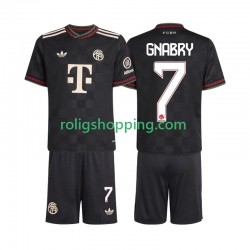 Fotbollströja FC Bayern München Serge Gnabry 7 Barn Tredjeställ 2025-2026 Kort ärm