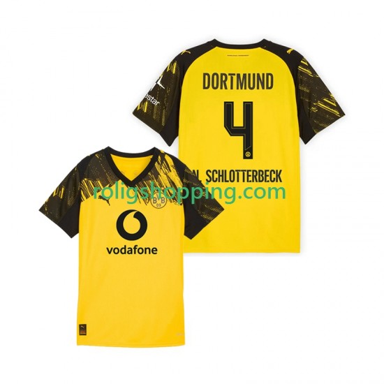 Fotbollströja Borussia Dortmund Nico Schlotterbeck 4 Män Hemmaställ 2025-2026 Kort ärm