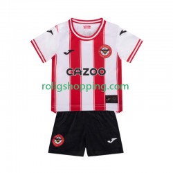 Fotbollströja Brentford Barn Hemmaställ 2025-2026 Kort ärm