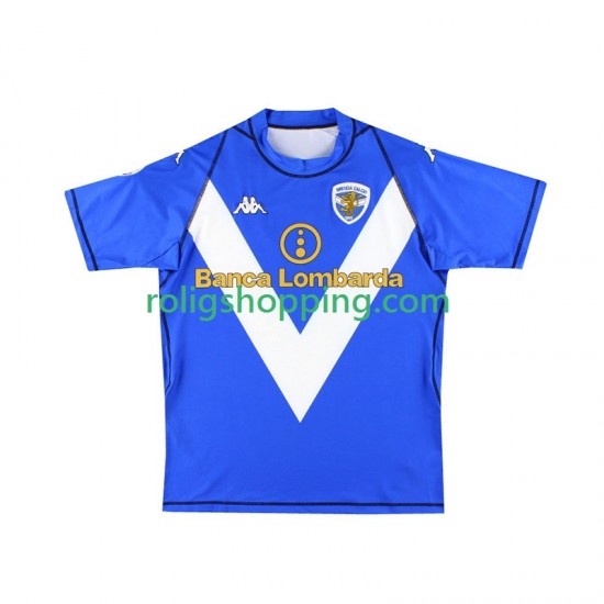 Fotbollströja Brescia Calcio 2003 Retro Män Hemmaställ 2004 Kort ärm