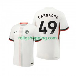 Fotbollströja Chelsea Alejandro Garnacho 49 Män Bortaställ 2025-2026 Kort ärm