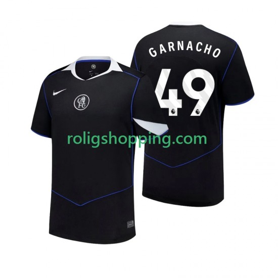 Fotbollströja Chelsea Alejandro Garnacho 49 Män Tredjeställ 2025-2026 Kort ärm