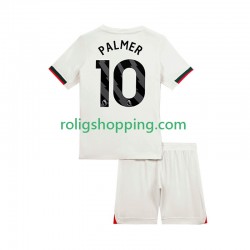 Fotbollströja Chelsea Cole Palmer 10 Barn Bortaställ 2025-2026 Kort ärm
