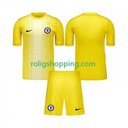Fotbollströja Chelsea Målvakt Barn Tredjeställ 2025-2026 Kort ärm