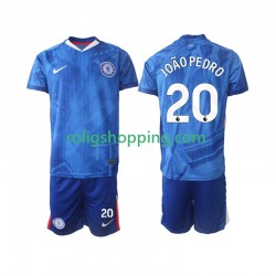 Fotbollströja Chelsea joao pedro 20 Barn Hemmaställ 2025-2026 Kort ärm