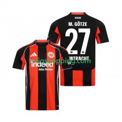 Fotbollströja Eintracht Frankfurt Mario Gotze 27 Män Hemmaställ 2025-2026 Kort ärm