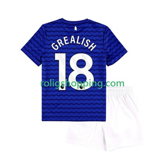 Fotbollströja Everton Jack Grealish 18 Barn Hemmaställ 2025-2026 Kort ärm