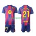 Fotbollströja FC Barcelona Frenkie de Jong 21 Barn Hemmaställ 2025-2026 Kort ärm