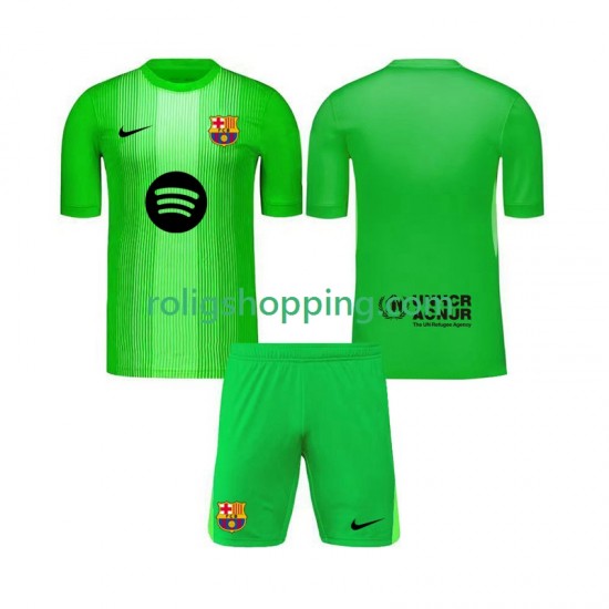 Fotbollströja FC Barcelona Målvakt Barn Hemmaställ 2025-2026 Kort ärm