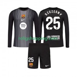 Fotbollströja FC Barcelona Szczesny 25 Målvakt Barn Tredjeställ 2025-2026 Lång ärm