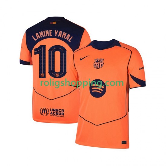 Fotbollströja FC Barcelona Lamine Yamal 10 UCL Män Tredjeställ 2025-2026 Kort ärm