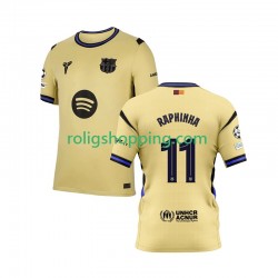 Fotbollströja FC Barcelona Raphinha 11 Champions League Män Bortaställ 2025-2026 Kort ärm