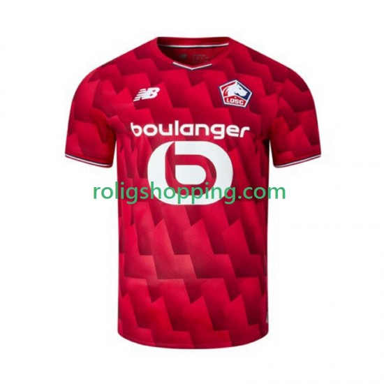 Fotbollströja LOSC Lille Män Hemmaställ 2025-2026 Kort ärm