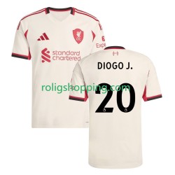 Fotbollströja Liverpool Diogo Jota 20 Män Bortaställ 2025-2026 Kort ärm
