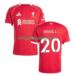 Fotbollströja Liverpool Diogo Jota 20 Män Hemmaställ 2025-2026 Kort ärm
