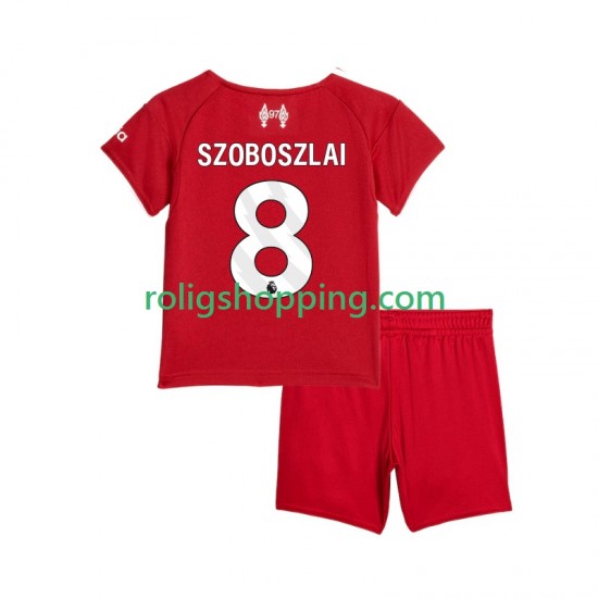 Fotbollströja Liverpool Dominik Szoboszlai 8 Barn Hemmaställ 2025-2026 Kort ärm
