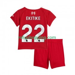Fotbollströja Liverpool Hugo Ekitike 22 Barn Hemmaställ 2025-2026 Kort ärm
