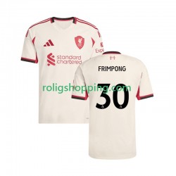 Fotbollströja Liverpool Jeremie Frimpong 30 Män Bortaställ 2025-2026 Kort ärm