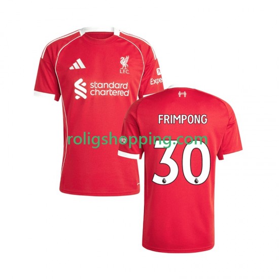 Fotbollströja Liverpool Jeremie Frimpong 30 Män Hemmaställ 2025-2026 Kort ärm