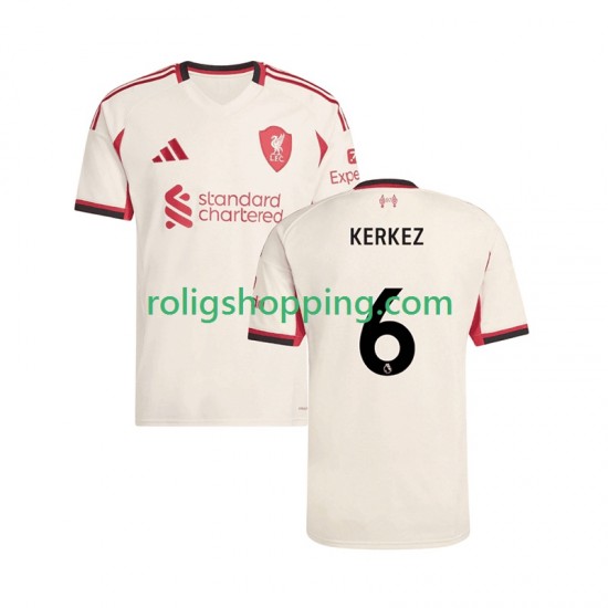 Fotbollströja Liverpool Milos Kerkez 6 Män Bortaställ 2025-2026 Kort ärm