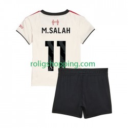 Fotbollströja Liverpool Mohamed Salah 11 Barn Bortaställ 2025-2026 Kort ärm