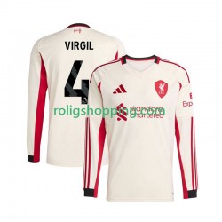 Fotbollströja Liverpool Virgil van Dijk 4 Män Bortaställ 2025-2026 Lång ärm