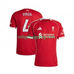 Fotbollströja Liverpool Virgil van Dijk 4 Män Hemmaställ 2025-2026 Kort ärm