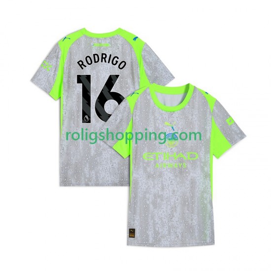 Fotbollströja Manchester City Rodrigo Hernandez 16 Män Tredjeställ 2025-2026 Kort ärm